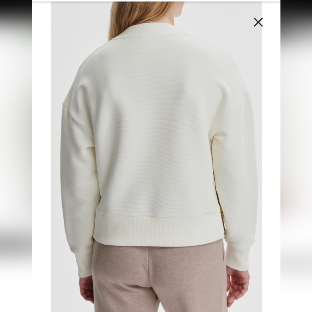 Varley Addelyn Ottoman Rib Sweatshirt - Picture 2 of 6